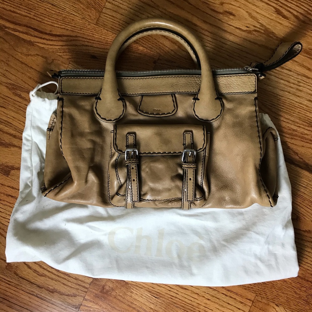 Chloe Edith Bag Tan